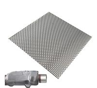 Bouclier thermique en aluminium - Panneau chauffant pour tuyau d'échappement - Barrière thermique de voiture - Paroi de feu - Revêtement de pot d'échappement - Isolation murale arrière de grille