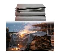 Bouclier thermique ignifuge pour soudage - Bâche imperméable ignifuge - Couverture de soudure haute température pour poêle, brasage et travail du métal (3,8 x 4,9 m)