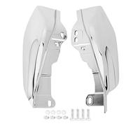 Bouclier thermique pour moto, déflecteur d'air à cadre central, adapté pour 2017 - 2019 (Argent électrolytique)