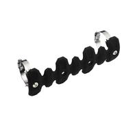 Bouclier Thermique Protecteur de bouclier thermique pour silencieux d'échappement, adapté pour SXF EXCF SMR, Husqvarna FC FE 250 350 450 501 Bouclier Thermique de Moto(220mm Black)