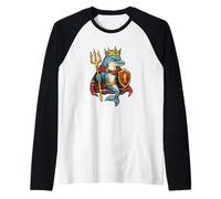 Bouclier Trident Roi des Dauphins Manche Raglan