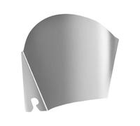 Bouclier verseur - Acier inoxydable 14 x 17 cm | Goulotte anti-éclaboussures | Protection contre les déversements de cuisine | Aide à la cuisson réutilisable pour le de liquide propre et le