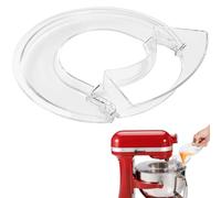 Bouclier verseur pour KitchenAid de 6 litres, protection anti-éclaboussures avec goulotte verseur amovible pour mixeur KitchenAid de 5,5 à 7 litres