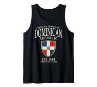Bouclier Vintage République Dominicaine Cœur des Caraïbes Débardeur