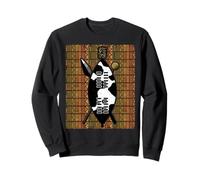 Bouclier zoulou en Peau de Vache Knobkerrie Guerrier zoulou Halloween Sweatshirt