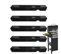 Boucliers thermiques pour barbecue en acier inoxydable - Couvercles de brûleur antiadhésifs, plaques anti-flammes pour barbecue, protections pour grilles de barbecue | Panneaux de remplacement légers,