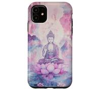 Bouddha abstrait - Fleur de lotus - Bouddhisme spirituel bouddhiste Coque pour iPhone 11