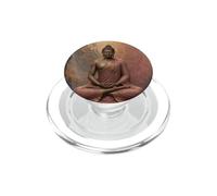 Bouddha Abstrait Fleur de Lotus inspirant Bouddhisme Bouddhiste PopSockets PopGrip pour MagSafe