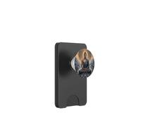 Bouddha Abstrait Fleur de Lotus inspirant Bouddhisme Bouddhiste PopSockets PopWallet pour MagSafe