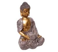 Bouddha assis Lee H.37cm résine - Atmosphera Créateur d'intérieur