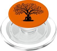 Bouddha Bodhi Arbre Méditation Yoga Bouddhisme Bouddhiste PopSockets PopGrip pour MagSafe
