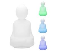 Bouddha de méditation, Outil de méditation guidée par la Pleine Conscience visuelle - Veilleuse en Silicone ralentit Votre Respiration, apaise Votre, Cadeau pour