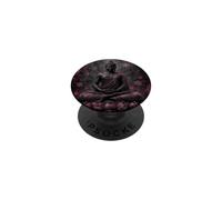 Bouddha d'hiver Fleur de Lotus - Flocons de Neige - Bouddhisme Bouddhiste PopSockets PopGrip Adhésif