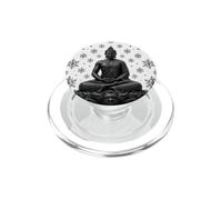 Bouddha d'hiver Fleur de Lotus - Flocons de Neige - Bouddhisme Bouddhiste PopSockets PopGrip pour MagSafe