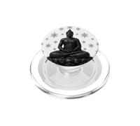 Bouddha d'hiver Fleur de Lotus - Flocons de Neige - Bouddhisme Bouddhiste PopSockets PopGrip pour MagSafe