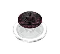 Bouddha d'hiver Fleur de Lotus - Flocons de Neige - Bouddhisme Bouddhiste PopSockets PopGrip pour MagSafe