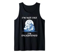 Bouddha drôle pour Fat Guy Enlightened Man Dad BOD Joke Débardeur