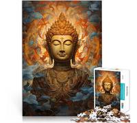 Bouddha - Élévation spirituelle Puzzles pour Adultes de 1000 pièces Loisirs en Famille Anniversaire et Cadeaux Uniques 38x26cm