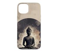 Bouddha en méditation Serein Coque pour iPhone 15 Plus