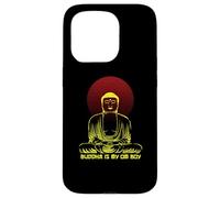 Bouddha est Mon Fils Om Coque pour iPhone 15 Pro