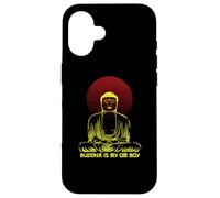 Bouddha est Mon Fils Om Coque pour iPhone 16