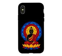 Bouddha Fleur de Lotus Bouddhisme Spiritualité Zen Méditation Coque pour iPhone X/XS