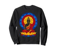 Bouddha Fleur de Lotus Bouddhisme Spiritualité Zen Méditation Sweatshirt