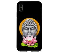 Bouddha Fleur de Lotus méditation Zen Yoga Spirituel Namaste Coque pour iPhone XS Max