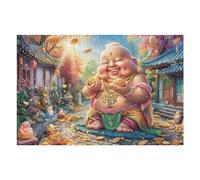 Bouddha Fleur de Lotus Puzzle 1000 Pièces pour Adultes Challenge 3D Unique Educa Jeu De Réflexion Relaxation Artistique Cadeau De Famille Décoration 1000 PCS
