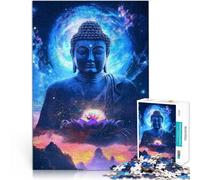 Bouddha Lotus Puzzle 2000 pièces pour Adolescents Séjour Anti-Stress pour Tuer Le Temps pour la décoration intérieure 70x100cm