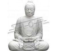 bouddha malaysia statue figure jardin statues sculpture S101099
