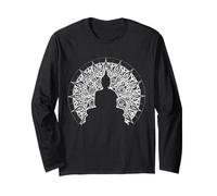 Bouddha Mandala Spirituel Yogi Zen Bouddhisme Vintage Yogi Manche Longue