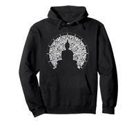 Bouddha Mandala Spirituel Yogi Zen Bouddhisme Vintage Yogi Sweat à Capuche
