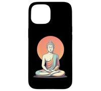 Bouddha Moderne méditation Art Calme Zen Design Spirituel Coque pour iPhone 15