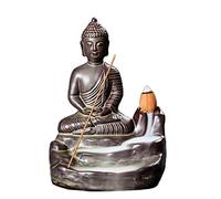 Bouddha Reflux Brûleur d' Cascade Titanium d' Céramique Statue de Moine bâtons de cône Plateaux de Support pour la Maison Bureau de décoration