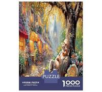 Bouddha Richesse Jigsaw Puzzle Jeux D'intelligence 1000 Pièces Mener Une Vie voluptueuse Puzzles Art Déco Divertissement Créatif pour Adultes 38x26cm/1000pcs