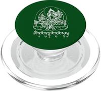Bouddha Vert Tara Mantra Bouddhisme tibétain Vajrayana PopSockets PopGrip pour MagSafe