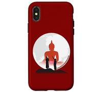 Bouddhisme de Pleine Conscience Bouddhisme Spirituel Yoga Méditation Cadeaux Coque pour iPhone X/XS