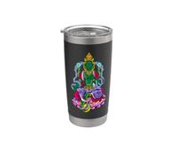 Bouddhisme Dieu Bodhisattva Tara verte Gobelet isotherme en acier inoxydable double paroi