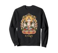 Bouddhisme Tibétain Om Mani Padme Hum Amitabha Sweatshirt