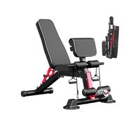BOUDECH® Kinetix Banc de fitness multifonction pliable 62,5 x 89,2 cm avec élastiques inclinable pour entraînement à la maison