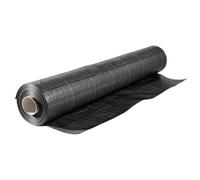 BOUDECH® Nyumput - Toile de paillage 100x1,05 m, 100 g/m², Tissu perméable Anti-Mauvaises Herbes et Anti-algues, avec revêtement Anti-UV, pour Potager et Jardin, Noir