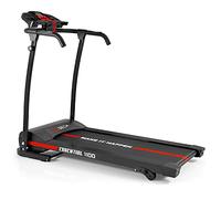 BOUDECH Tapis Roulant Électrique Pliant 1100W avec Moniteur de Fréquence Cardiaque et MP3 System - Noir