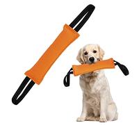 Boudin À Mordre Jouet pour Chien,Boudin Chien,Boudin Mordant Chien,Jouet à Mordre en Jute avec 2 Anses Robuste,Jouets Morsure Interactifs pour Chiens,Idéal pour Le tir à la Corde,pour Entraînement