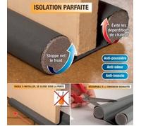 CMP Campagnolo Boudin bas de porte Isol' Froid - Anti-froid 91 cm découpable 100% polyester Gris