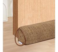 Boudin de porte, 92 cm, triangulaire, lesté, pour porte d'entrée et de chambre à coucher, boudin de porte inférieur, isolation acoustique