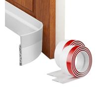 Boudin de Porte Auto-Adhésif Joint Porte Joint Fenetre PVC Isolant Fenetre Anti Froid pour Isolante Froid, Bruit, Preuve de Collision pour Garages, Hangars, Entrepôts, Ateliers, 100 Cm x 5 Cm