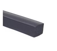 Boudin de porte Bande d'étanchéité en mousse de Silicone, caoutchouc EPDM, bande carrée, joint éponge noir, plusieurs tailles, 10M for porte d'armoire(5x6mm)