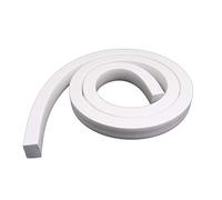 Boudin de porte Bande d'étanchéité en mousse de Silicone, carré blanc, éponge, bande for porte fenêtre, plusieurs tailles(2 Meter,3 x 20mm)