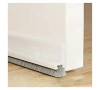 Boudin De Porte Bande d'étanchéité for porte à brosse, bloqueur de bruit(White,5M(5Strips))